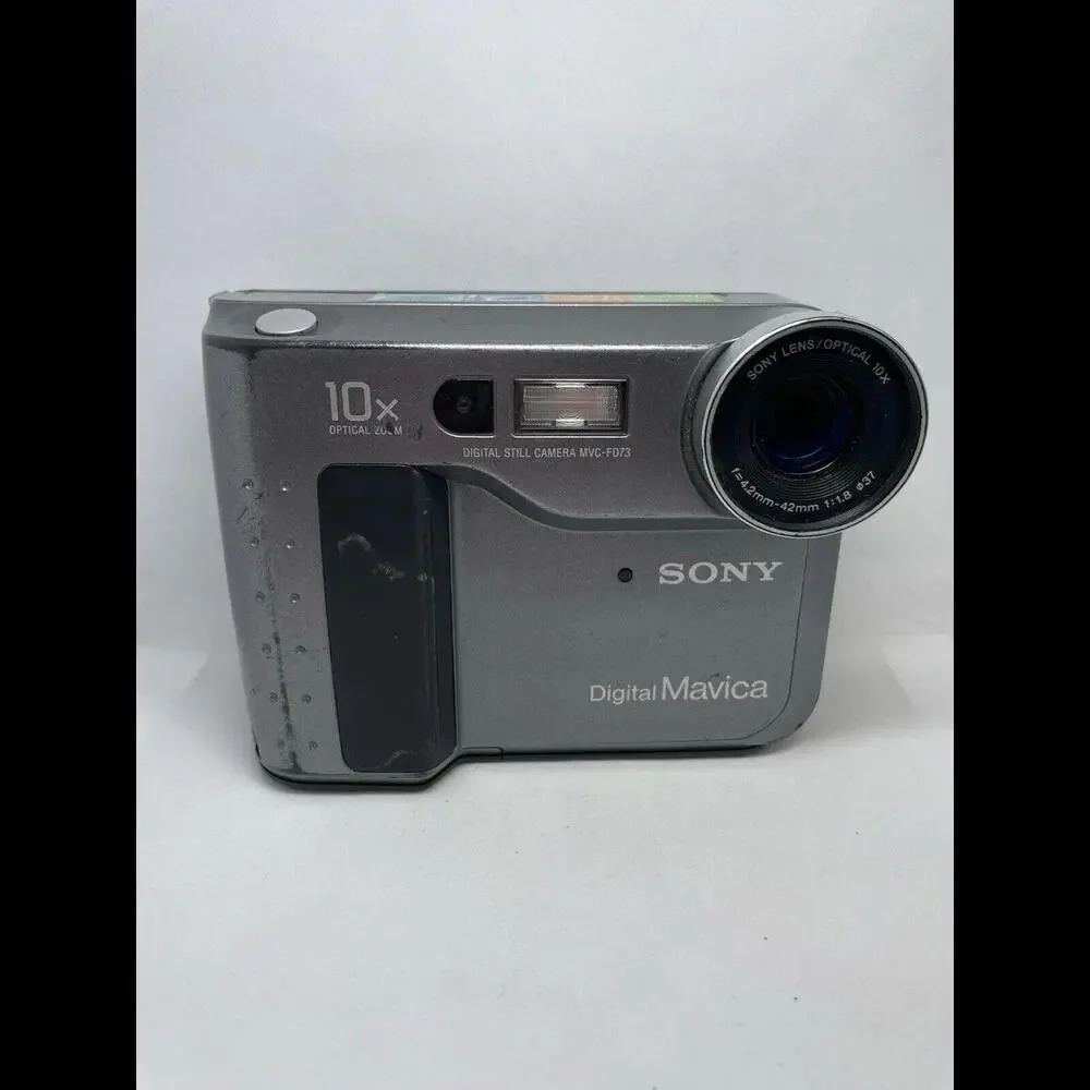 Sony Mavica MVC-FD73 10X Optical Zoom Digital Still Camera Turns On Parts Repair